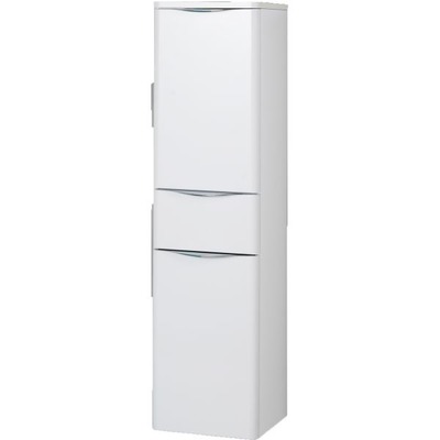 Scanbad Samba Badezimmer Hochschrank 134cm, mit 1 Schublade und 2 Türen - weiß Hochglanz Scanbad Samba Badezimmer Hochschrank 134cm, mit 1 Schublade und 2 Türen - weiß Hochglanz von EIKORA