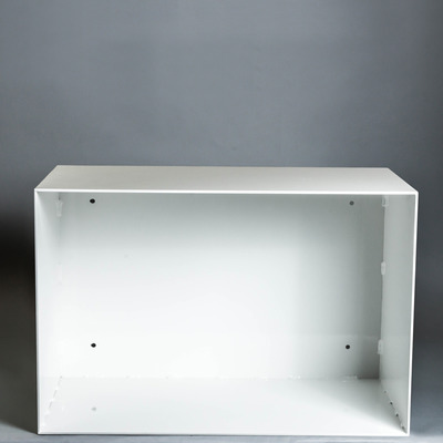 Stahlregal | 4mm Stahl | Weiss | Bauhaus | Industrie Design | Lasercut von DiaDorn Interior
