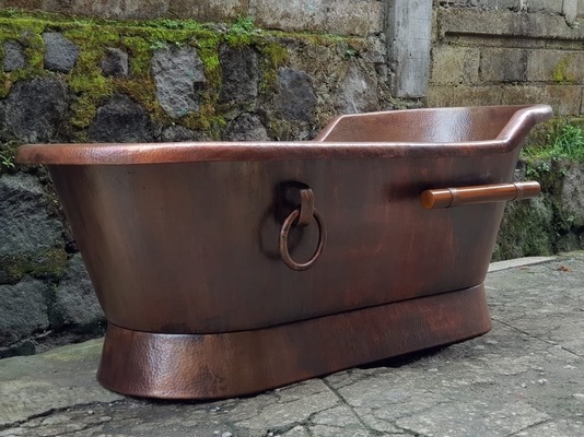 Freistehende Badewanne Kupfer Wanne Kupferwanne Becken Badetopf Badewannen Spa Bad Pool Badewannen Freistehende Badewanne Kupfer Wanne Kupferwanne Becken Badetopf Badewannen Spa Bad Pool Badewannen von TARSHOPBALI