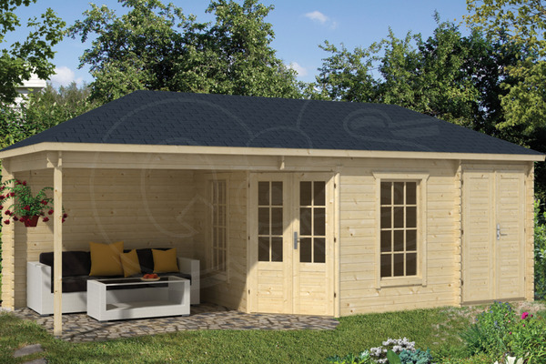 Gartenhaus Olson Holz 440x300+265cm Tuindeco Gartenhaus Olson Holz 440x300+265cm Tuindeco von QS-Gartendeco