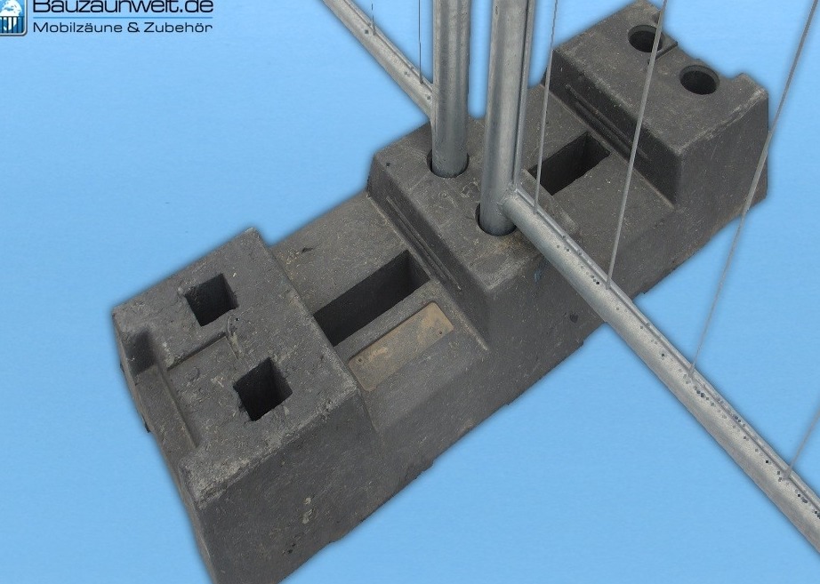 Bauzaun Eutop Economy 25er Set von Bauzaunwelt