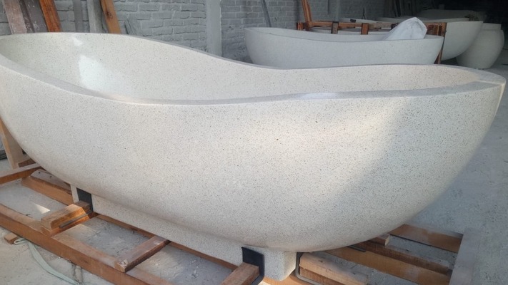 Badewanne Freistehende Terrazzo Stein Bad Wanne Spa Becken Outdoor Steinbadewanne Outdoorbadewanne Badewanne Freistehende Terrazzo Stein Bad Wanne Spa Becken Outdoor Steinbadewanne Outdoorbadewanne von TARSHOPBALI