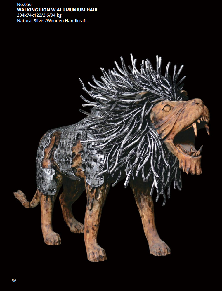 Skulptur Löwe Kunstskulptur Wächter Statue Hauswächter Feng Shui Torwächter Teakholz Aluminium Skulptur Löwe Kunstskulptur Wächter Statue Hauswächter Feng Shui Torwächter Teakholz Aluminium von TARSHOPBALI