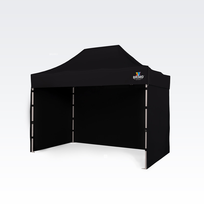 Partyzelt 2x3m Schwarz von Brimo