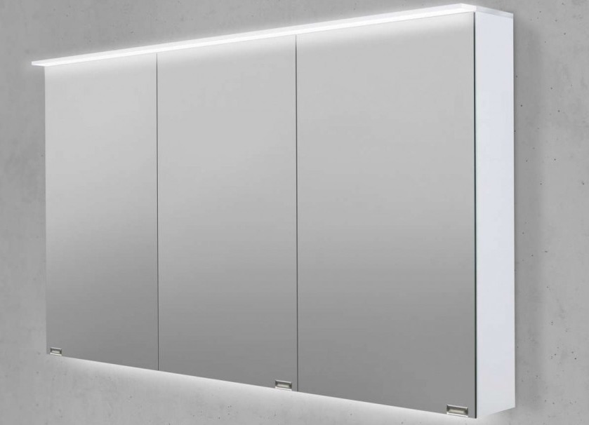 Spiegelschrank 120 cm LED Acryl Lichtplatte doppelseitig verspiegelt Spiegelschrank 120 cm LED Acryl Lichtplatte doppelseitig verspiegelt von MADELIVING.de
