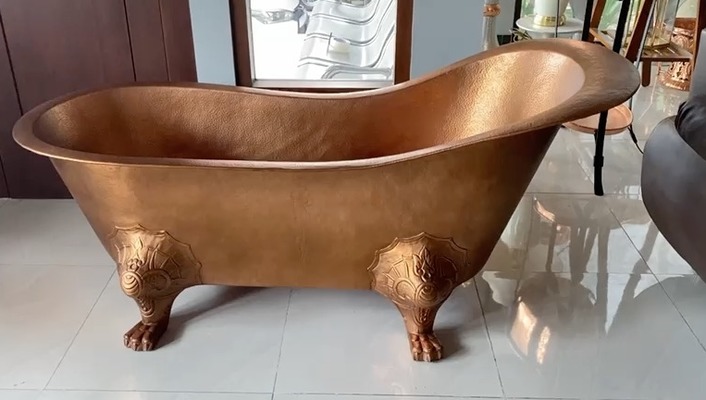 Freistehende Badewanne Kupfer Wanne Kupferwanne Becken Badetopf Badewannen Spa Bad Pool Badewannen Freistehende Badewanne Kupfer Wanne Kupferwanne Becken Badetopf Badewannen Spa Bad Pool Badewannen von TARSHOPBALI