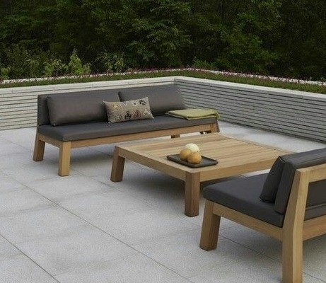 Sofa Loungesofa Outdoorsofa Teakholz Outdoor Gartensofa Terrassen Sitzmöbel Gartenmöbel Lounge Couch von TARSHOPBALI