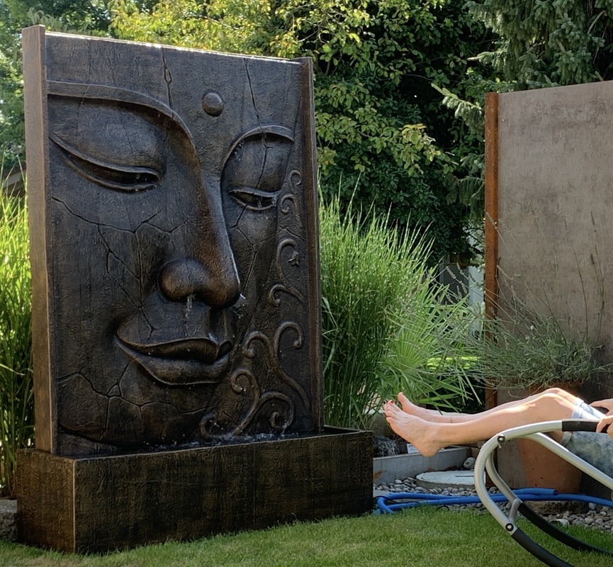 Brunnen Buddha Gesicht Wasserspiel Springbrunnen Wasserwand Zierbrunnen Wandschmuck Gartenbrunnen Brunnen Buddha Gesicht Wasserspiel Springbrunnen Wasserwand Zierbrunnen Wandschmuck Gartenbrunnen von TARSHOPBALI