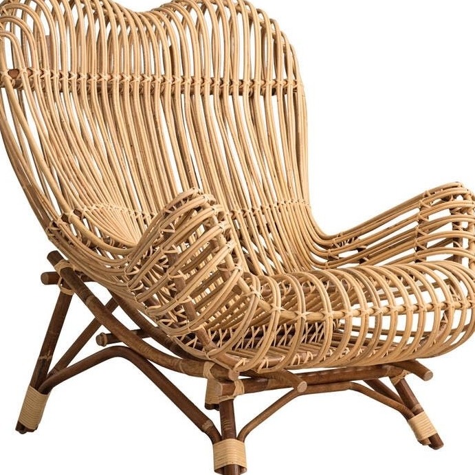 SET 2 Stück Sessel Rattan Gartenmöbel Loungesessel Gartenstuhl Gartensessel Armlehnstuhl Rattansessel Rattanstuhl Korbsessel Clubsessel Sitzmöbel Loungemöbel Stuhl von TARSHOPBALI