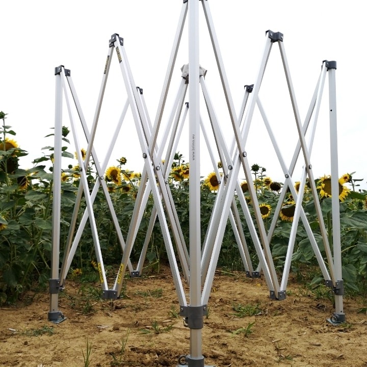 Werbezelt 4x4m Premium Aluminium Weiss von Brimo