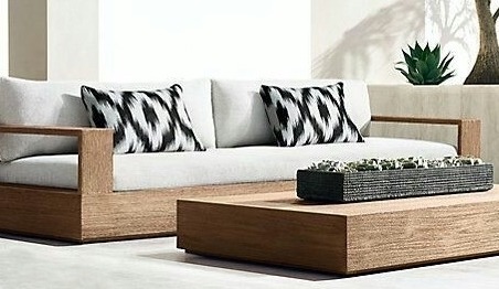 Sofa Loungesofa Outdoorsofa Teakholz Outdoor Gartensofa Terrassen Sitzmöbel Gartenmöbel Lounge Couch von TARSHOPBALI