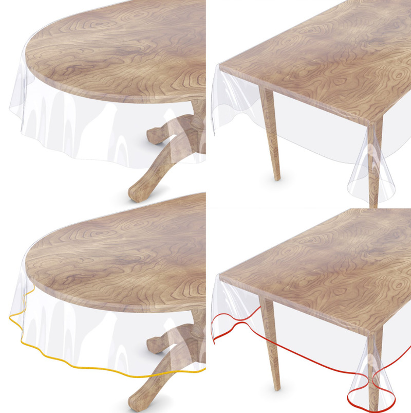 Tischdecke Klara Tischschutz Transparent PVC abwischbar 0,5mm Stärke Tischdecke Klara Tischschutz Transparent PVC abwischbar 0,5mm Stärke von www.tischschutz.de
