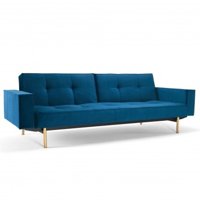 Innovation Splitback Schlafsofa Samt Innovation Splitback Schlafsofa Samt von EIKORA