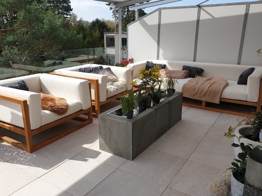 Sitzgruppe Outdoor Sofa Gartenmöbel Gartensitzgruppe Teakholz Gartenset Sitzmöbel Outdoorsitzgruppe von TARSHOPBALI