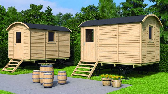 Zirkuswagen Holz 237x360cm Tuindeco Zirkuswagen Holz 237x360cm Tuindeco von QS-Gartendeco