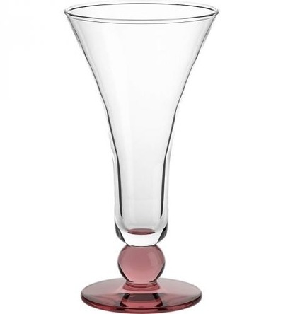Eiscremeglas Lazio Amore Vero 24cm, Altrosa, Glas Eiscremeglas Lazio Amore Vero 24cm, Altrosa, Glas von CRISTALICA