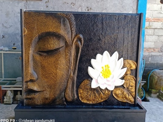 Brunnen Buddha Gesicht Wasserspiel Springbrunnen Wasserwand Wandrelief Wanddeco Wandschmuck Brunnen Buddha Gesicht Wasserspiel Springbrunnen Wasserwand Wandrelief Wanddeco Wandschmuck von TARSHOPBALI