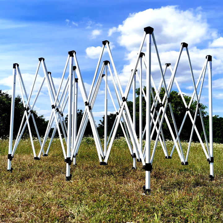 Verkaufszelt 3x6m Schwarz von Brimo