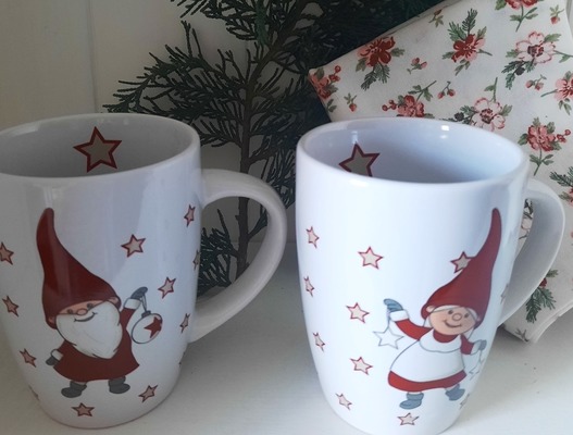 Tassen Set Wichtel Weihnachten Keramik Tassen Set Wichtel Weihnachten Keramik von Smuk