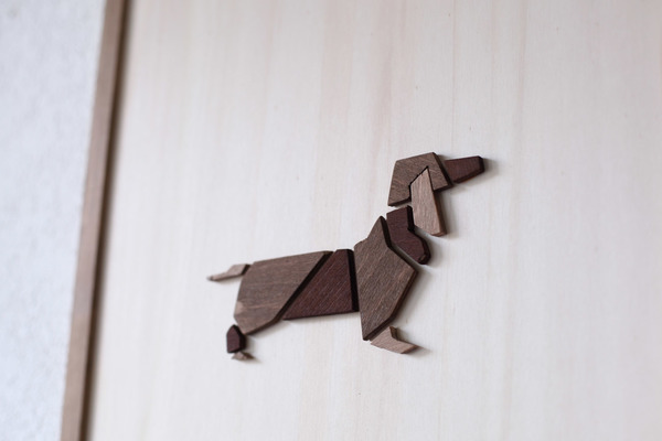 Origami-Holzbild Origami-Holzbild von Herr Mittmann