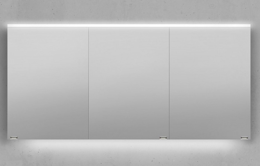 Alibert Spiegelschrank 3 türig 160 cm LED Beleuchtung Alibert Spiegelschrank 3 türig 160 cm LED Beleuchtung von MADELIVING.de