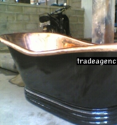 Badewanne Freistehende Wanne Spa Kupfer Pool Kupferwanne Becken Badetopf Badewannen Gartenpool Aussenwanne Sanitär Freistehend Kupferwanne Spa Becken Badetopf Garten Pool Kupferwannen Kupferbecken Basin Kupferbadewanne Kupfer Wannen Bad Luxus Design Bade von TARSHOPBALI