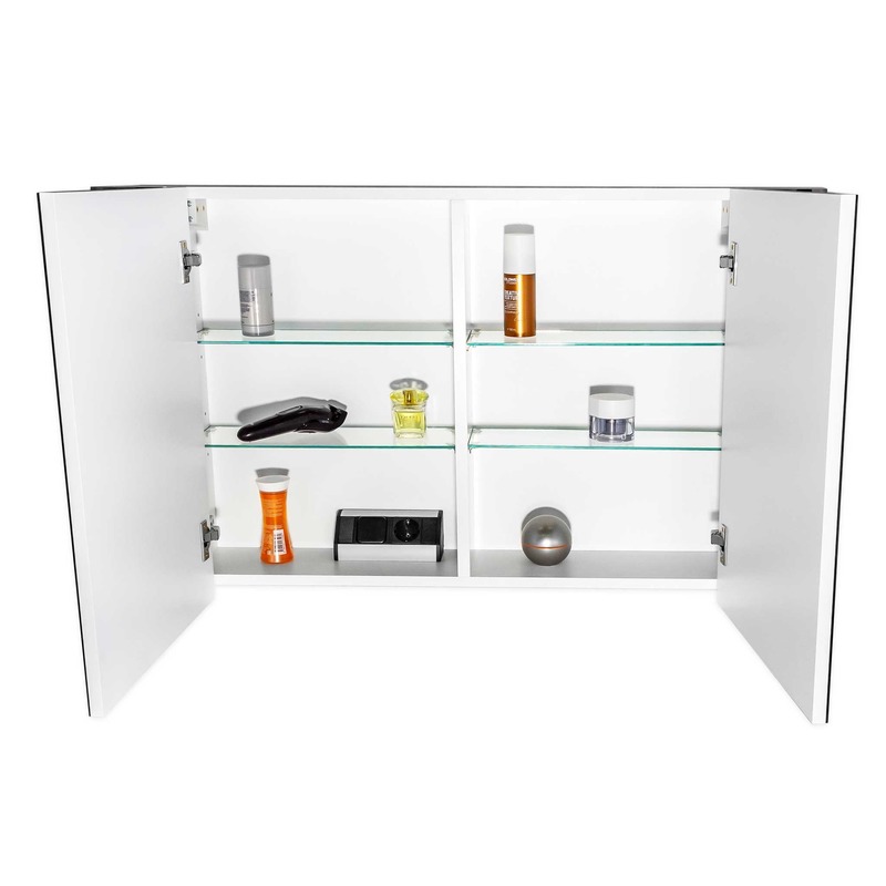 Spiegelschrank mit austauschbarer LED Beleuchtung HAPA Design Venedig 100cm Spiegelschrank mit austauschbarer LED Beleuchtung HAPA Design Venedig 100cm von HAPA Design Shop