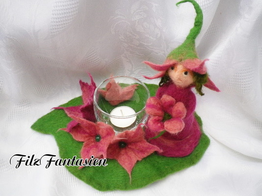 Windlicht Blumenkind Windlicht Blumenkind von FilzFantasien