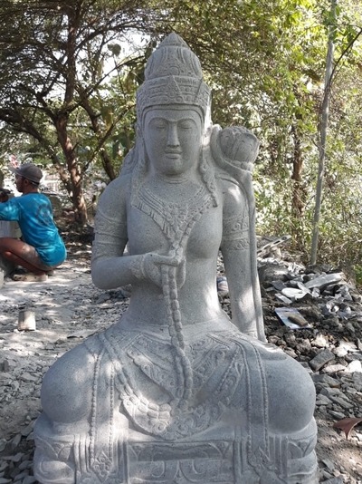 Skulptur Dewi Tara Buddha Steinskulptur Budha Statue Feng Shui Garten Dekoration Skulpturen von TARSHOPBALI