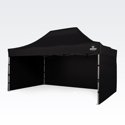 Verkaufsstand 3x4,5m Premium Aluminium Schwarz Verkaufsstand 3x4,5m Premium Aluminium Schwarz von Brimo