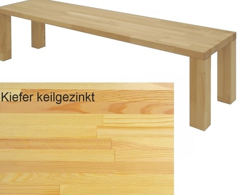 Sitzbank LINDA - Kiefer Massivholz 120 - 180 cm Sitzbank LINDA - Kiefer Massivholz 120 - 180 cm von Edelsternchen