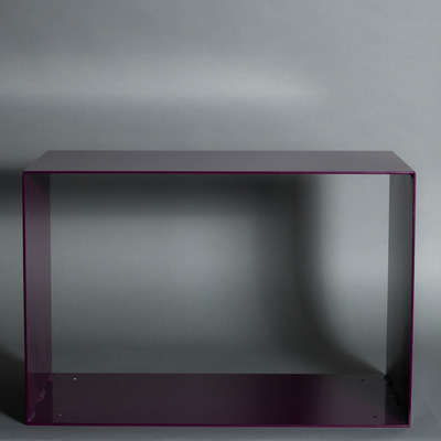 Stahlregal | 4mm purple | Stahl | Hifi | Lasercut | 90er Design | Moderne | Regal von DiaDorn Interior