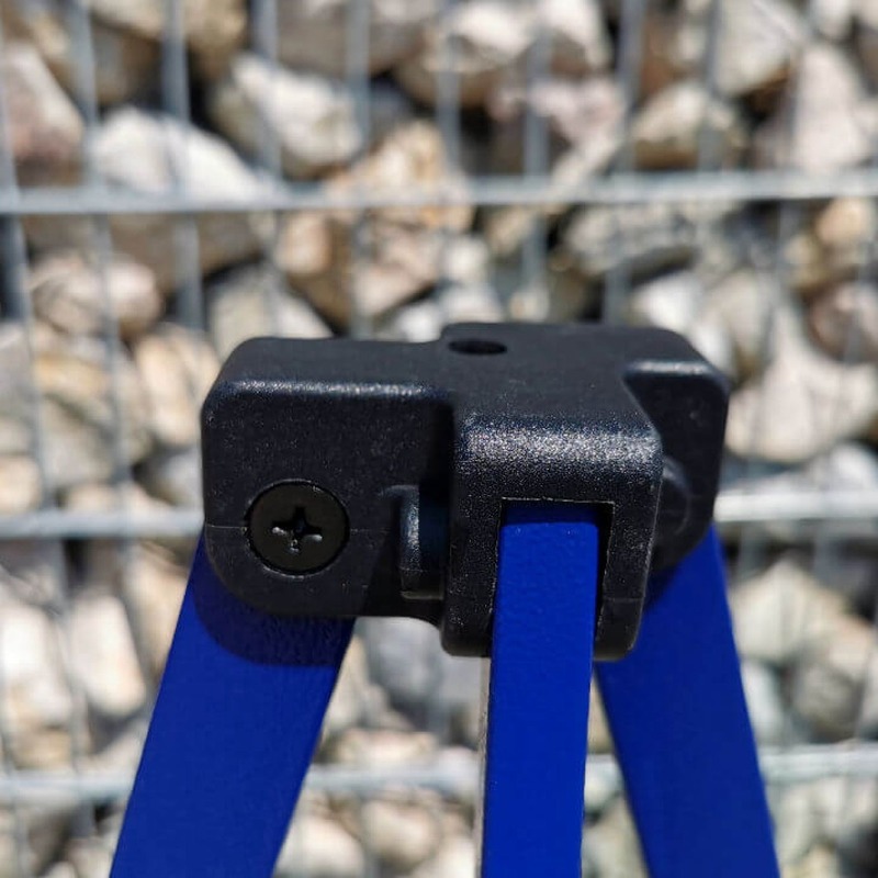 Laube 3x3m Exclusive Stahl Blau von Brimo