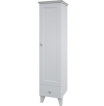 Albero Design Latina Badezimmer Hochschrank 142cm, mit 1 Tür und Schublade - weiß matt Albero Design Latina Badezimmer Hochschrank 142cm, mit 1 Tür und Schublade - weiß matt von EIKORA