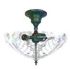 EXTRA-Modell!  kleine 40ø TIFFANY-Deckenlampe ( mit Abstand), unsere umfangreiche Serie DRAGONFLY-BEIGE. von STIL-EXCLUSIV