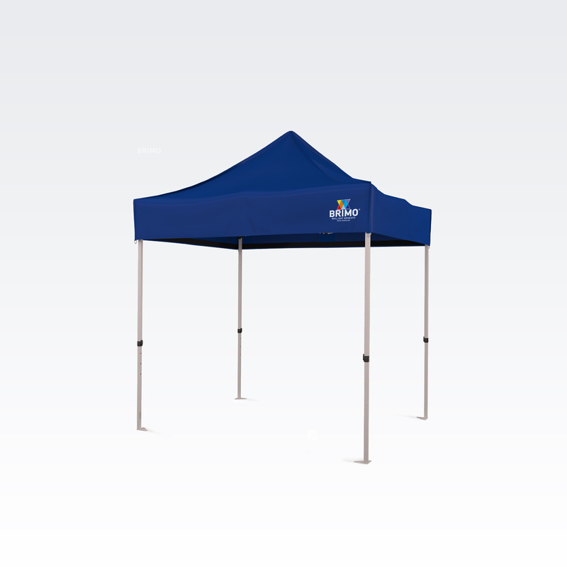 Gartenzelt 2x2m ohne Dach Blau von Brimo