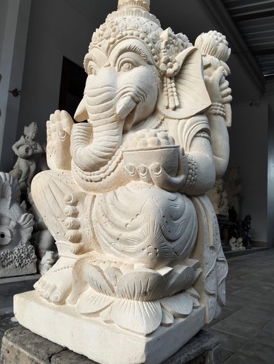 Skulptur Ganesha Buddha Figur Sand Steinskulptur Elefantengott Stein Ganescha Statue Feng Shui Hindu Skulptur Ganesha Buddha Figur Sand Steinskulptur Elefantengott Stein Ganescha Statue Feng Shui Hindu von TARSHOPBALI