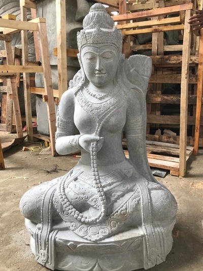 Skulptur Dewi Tara Buddha Steinskulptur Budha Statue Feng Shui Garten Dekoration Skulpturen von TARSHOPBALI