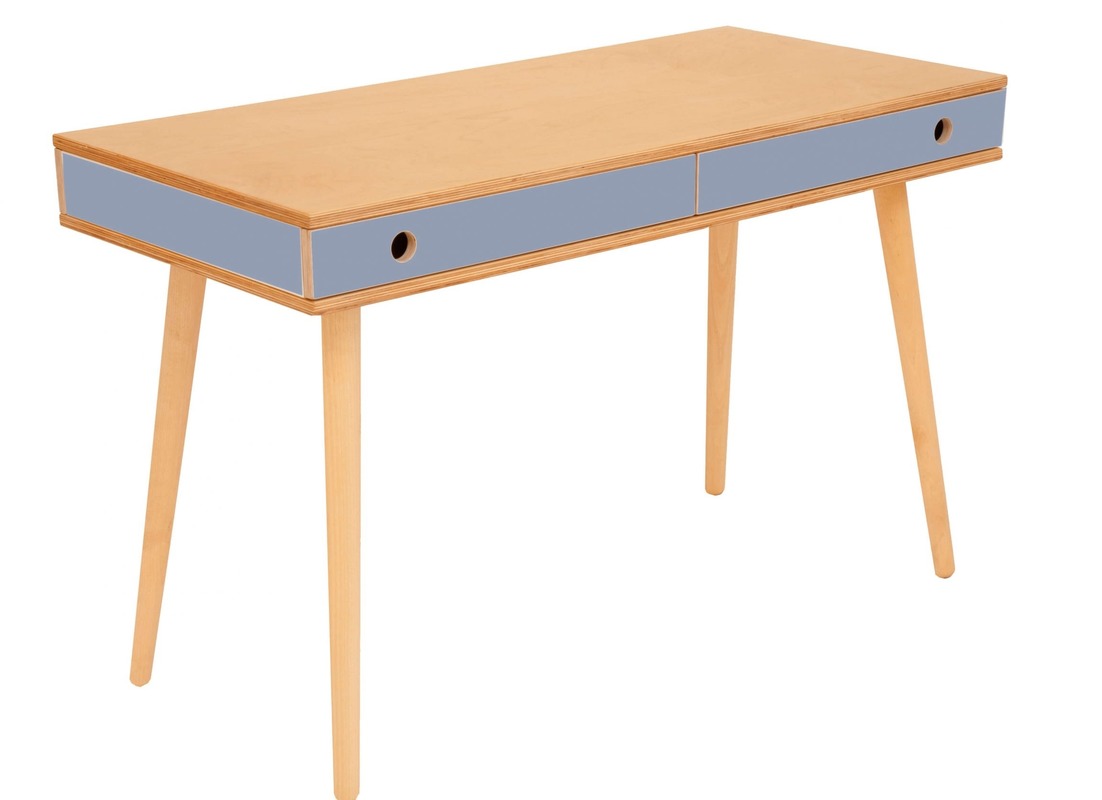 Schreibtisch DIZIP grau / eiche Schreibtisch DIZIP grau / eiche von HEDISTONE