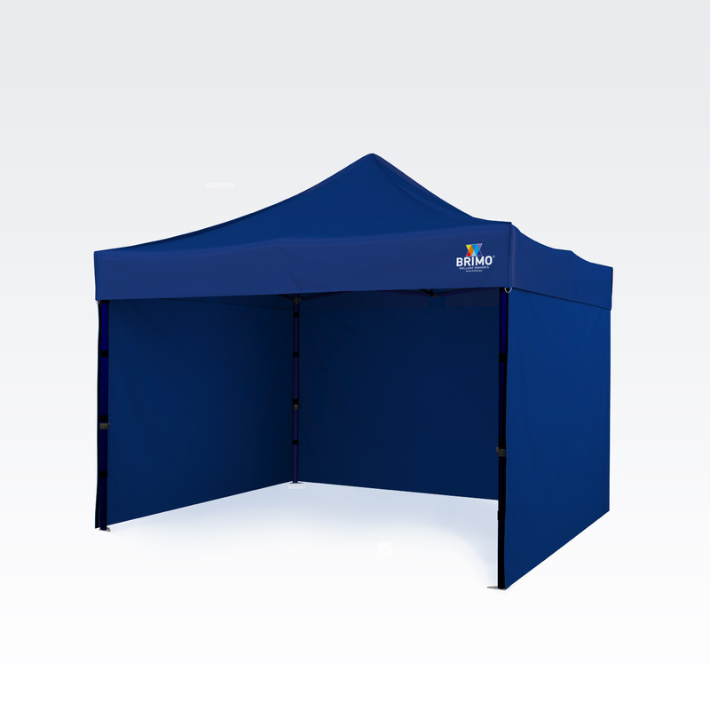 Laube 3x3m Exclusive Stahl Blau von Brimo