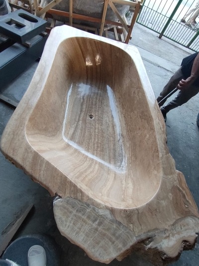 Badewanne Freistehende Bad Wanne Onyx Marmor Natur Steinwanne Becken Natursteinbadewanne Badewanne Freistehende Bad Wanne Onyx Marmor Natur Steinwanne Becken Natursteinbadewanne von TARSHOPBALI
