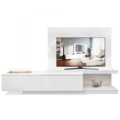 TV-Wand Lowboard mit integriertem Kamin TV-Wand Lowboard mit integriertem Kamin von EIKORA