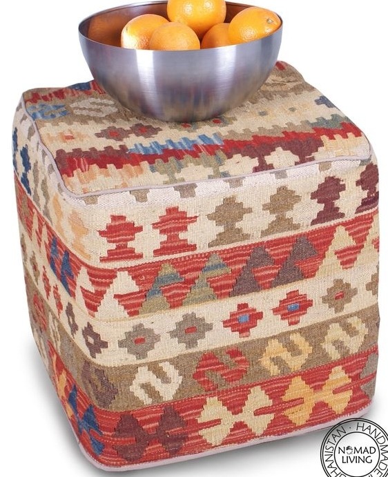 Kelim Hocker.Ottoman.Orient.Handarbeit.Wolle.Vintage.Unikat.40*40*40 Kelim Hocker.Ottoman.Orient.Handarbeit.Wolle.Vintage.Unikat.40*40*40 von Nomad Living