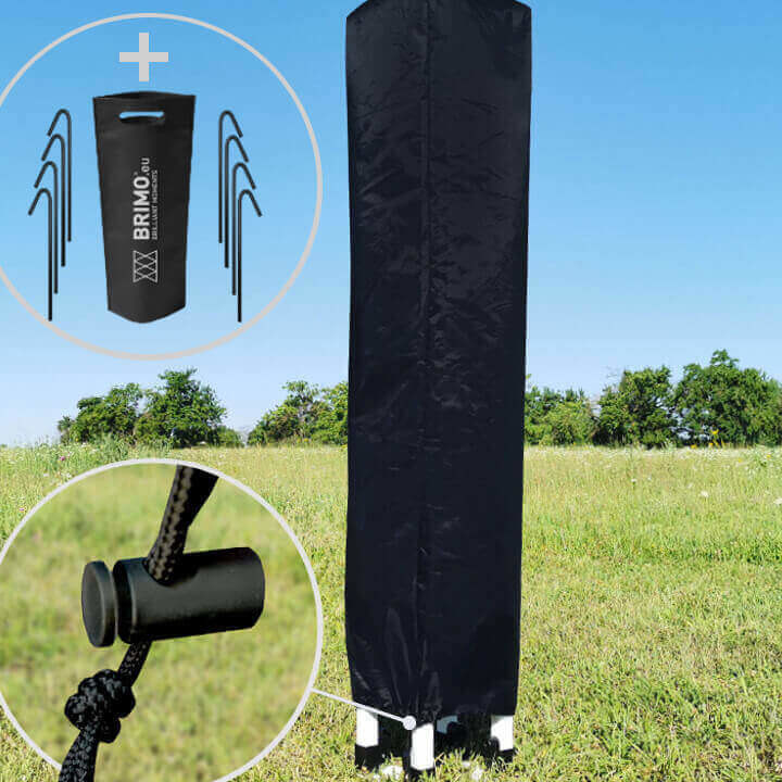 Faltzelt 2x2m Weiss von Brimo