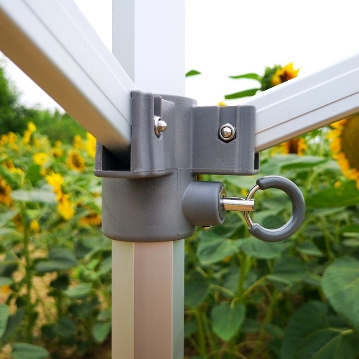 Werbezelt 4x4m Premium Aluminium Weiss von Brimo