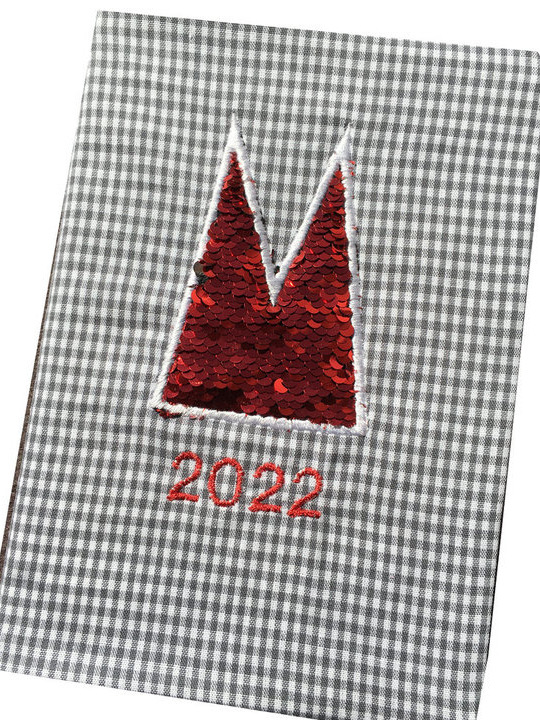 Kalender 2022 mit Stickerei Kölner Dom aus Wendepailletten Kalender 2022 mit Stickerei Kölner Dom aus Wendepailletten von C-Fashion-Design