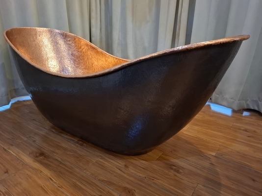 Badewanne Freistehende Kupfer Bad Wanne Kupferbadewanne Spa Becken Kupferbadwanne Schallenform Basin Badewanne Freistehende Kupfer Bad Wanne Kupferbadewanne Spa Becken Kupferbadwanne Schallenform Basin von TARSHOPBALI