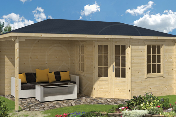 Gartenhaus Markku Holz 300+274x300cm Tuindeco Gartenhaus Markku Holz 300+274x300cm Tuindeco von QS-Gartendeco