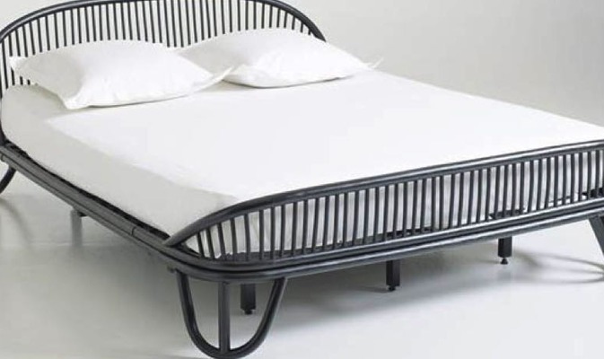 Bett Einzelbett Natur Rattan Doppelbett Betten Rattanbett Schlafzimmerbett Tagesbett Einzelbetten von TARSHOPBALI