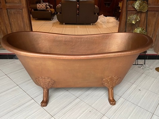 Freistehende Badewanne Kupfer Wanne Kupferwanne Becken Badetopf Badewannen Spa Bad Pool Badewannen von TARSHOPBALI